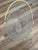 Vintage Clear Pressed Glass Fruit Basket Bowl For Sale - Image 4 of 11