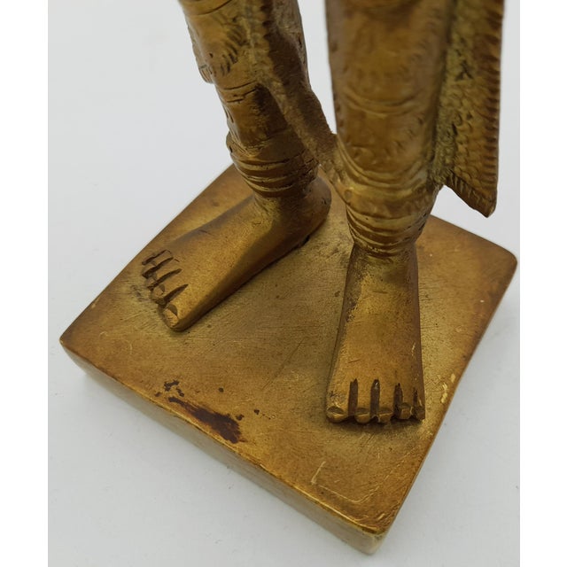 Bronze Statue of Hindu Goddess, 1960s For Sale - Image 13 of 18