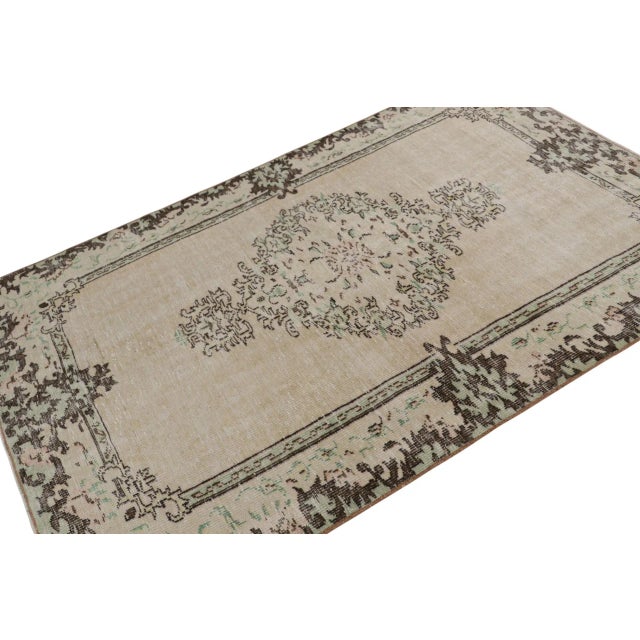 Hand-knotted in wool, circa 1960-1970, a 5x8 rug believed to hail from Zeki Müren - latest to join Rug & Kilim’s...