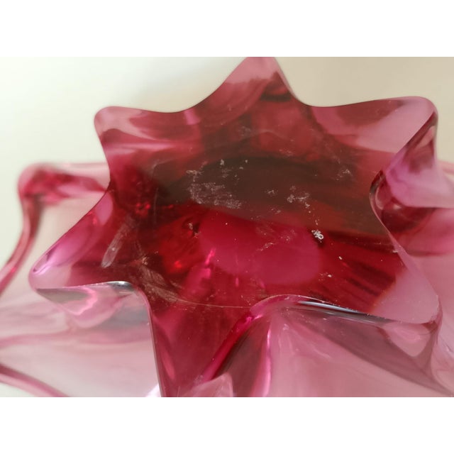 Glass Murano Glass Floral Centerpiece, 1960s For Sale - Image 7 of 8