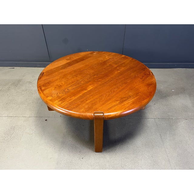 Brown Mid-Century Scandinavian Teak Coffee Table, 1970s For Sale - Image 8 of 10