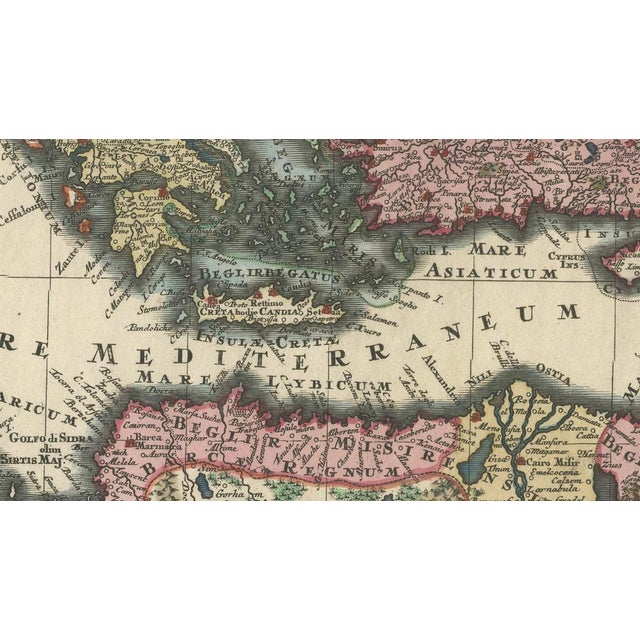 Antique Map of the Ottoman Empire from Matthäus Seutter, 1740 For Sale - Image 4 of 12