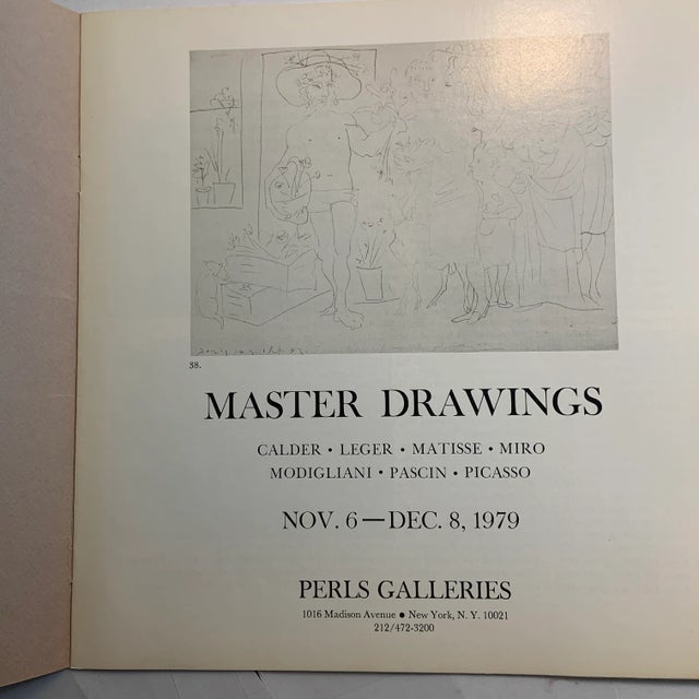 New York: Perls Galleries, 1979. Softcover. Cover deckled on front. Gray decorated stapled wraps. 12 pp. 41 b+w...