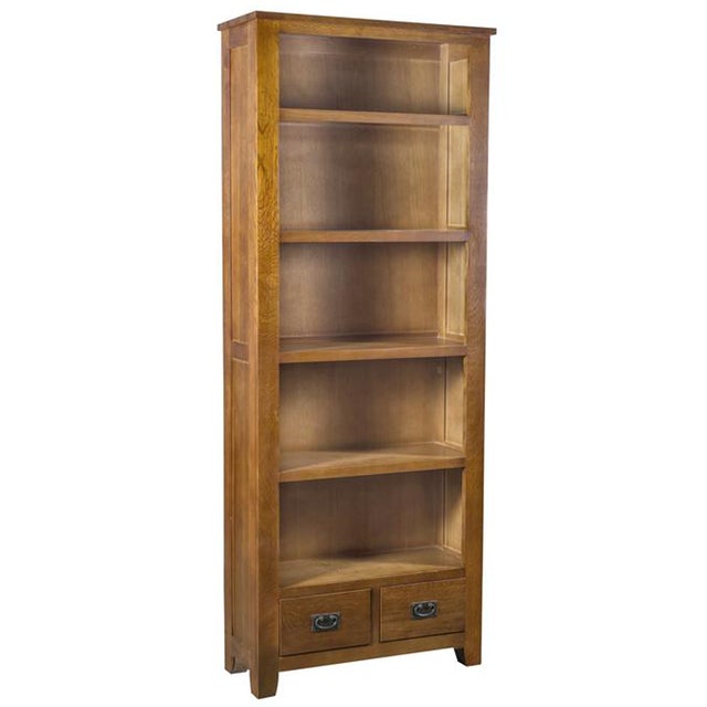 2020s Crafters and Weavers Mission Open Shelf Bookcase Michael's Cherry For Sale - Image 5 of 5