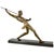 Metal Limousin, Art Deco Athlete with Spear or Javelin Thrower, 1930, Metal on Marble Base For Sale - Image 7 of 13