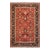 Bohemien Ziegler Rust Blue Hand-Knotted Wool Rug - 9'10'' X 13'11'' For Sale