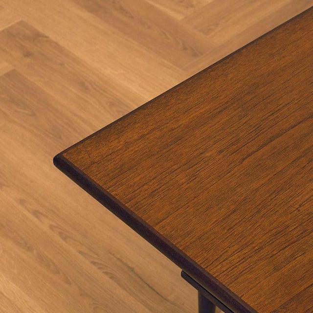 Danish Coffee Table in Teak, 1950 For Sale - Image 4 of 11
