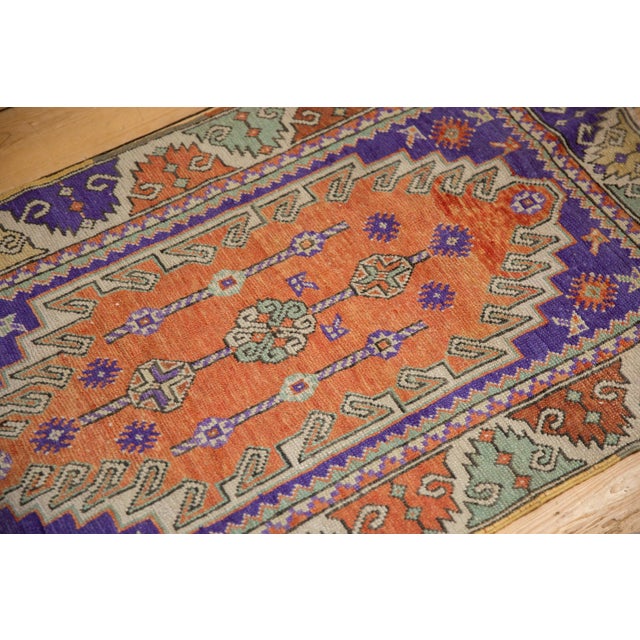 1960s Vintage Distressed Oushak Rug - 2'5" x 3'11" For Sale - Image 5 of 9