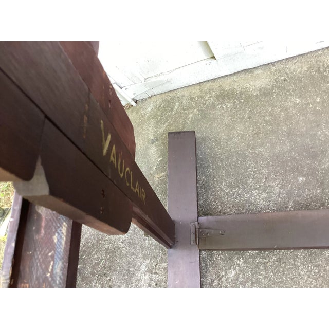 Early 20th Century Artist Wood Folding Studio Easel by Devoe & Reynolds Co Inc For Sale In New York - Image 6 of 12