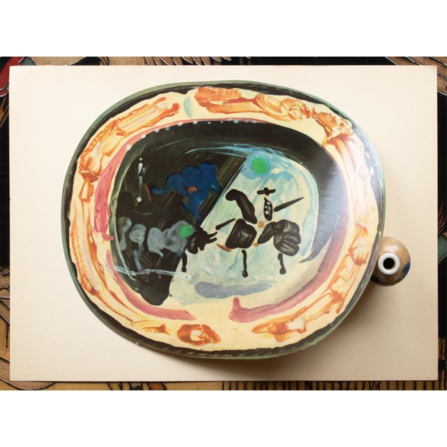 1950 Set of 8 Vintage Prints of Picasso's Ceramic Platters From Switzerland For Sale - Image 13 of 18