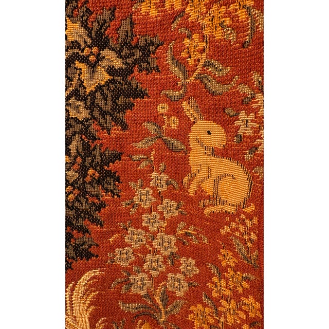 Vintage Flemish Tapestry “The Lady With With the Unicorn” For Sale - Image 4 of 6