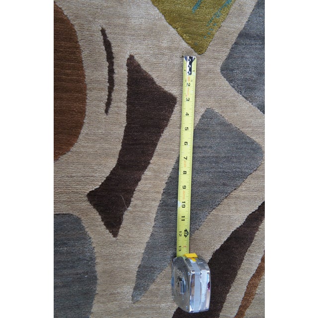 Karastan Artois Mathias Fog Abstract 74800-14114 Area Rug Carpet 5.5' X 8' For Sale - Image 11 of 12