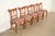 Michael Taylor Antique Italian Regency Fruitwood Inlaid Marquetry Dining Chairs, Set of Five For Sale - Image 4 of 16