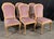 Wood c.1970's Carved Florentine Faux Bois Italian Dining Chairs in Velvet, Attributed to Chelini - Set of 6 For Sale - Image 7 of 16