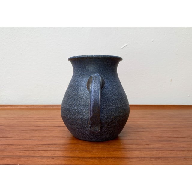 Blue Vintage German Blue Ceramic Jug, 1970s For Sale - Image 8 of 18