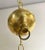 Mid-Century Modern Style Oval Spaceship Brass Pendant or Lantern For Sale - Image 9 of 12