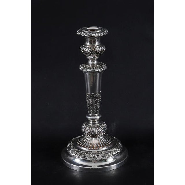 Antique Sheffield George III Candelabra, 18th Century, Set of 4 For Sale - Image 13 of 18