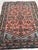 Antique Hamadan Rug Coral-Pink & Sky Blue Water Garden Rug 2.7 x 3.4 For Sale - Image 4 of 10