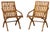 Set of 20th Century Swedish Grace Bare Wood Armchairs For Sale