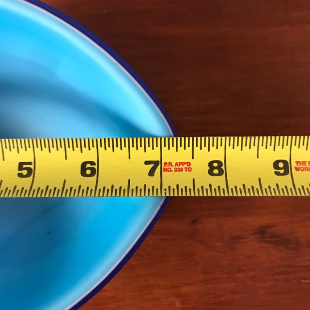 Vintage Late 20th Century Frosted Cased Art Glass Ashtray or Catchall For Sale In Boise - Image 6 of 10