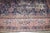 Antique Worn Navy Yazd Rug no. j5349 For Sale - Image 9 of 16