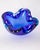 1970s Vintage Italian Ashtray in Blue Murano Glass, 1970s For Sale - Image 5 of 8