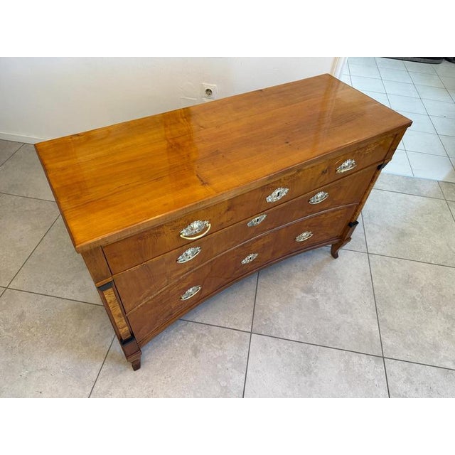 Empire Biedermeier Chest of 3 Drawers For Sale - Image 5 of 9