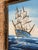 Small Vintage Ship Painting For Sale In Charleston - Image 6 of 7