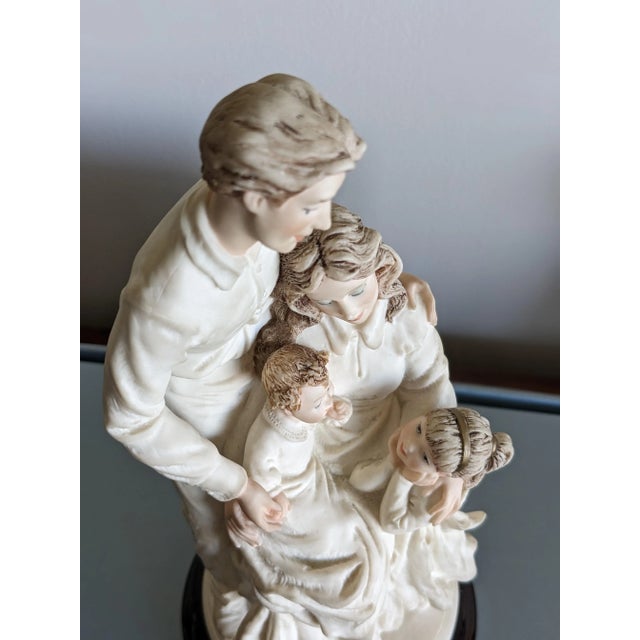 1970s Beautiful Limited Edition Signed Florence Armani Figurine at Home 1263f (La Famiglia) Family Figurine For Sale - Image 9 of 15