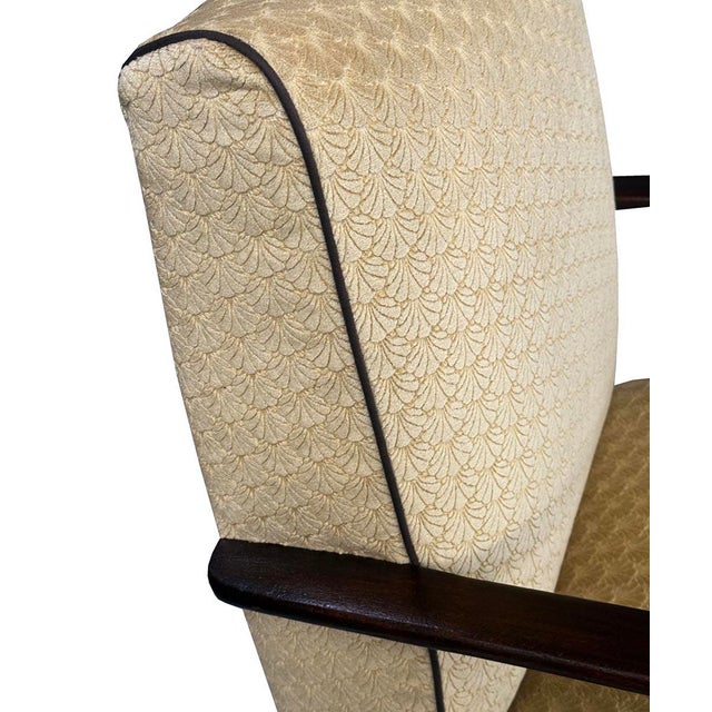 Wood Art Deco Armchairs from Interier Praha, 1950s, Set of 2 For Sale - Image 7 of 9