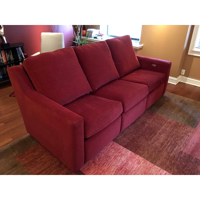 Dual Reclining Pindler Fabric Sofa Chairish