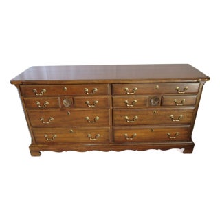 1980s Pennsylvania Pa House Cherry Dresser Designer Chest Rustic For Sale