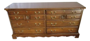 1980s Pennsylvania Pa House Cherry Dresser Designer Chest Rustic