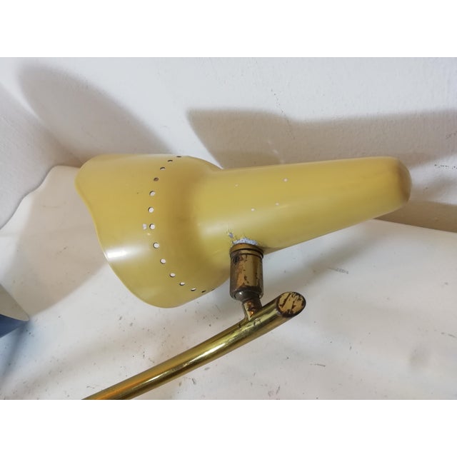 Two-Cone Wall Lamp by Oscar Torlasco for Lumen, Italy, 1950s For Sale - Image 6 of 13