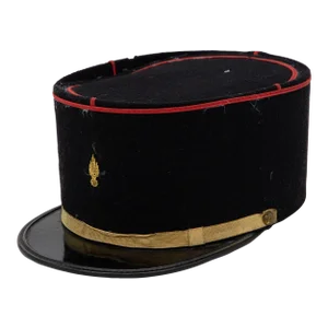 Vintage French Military Academy Officers Hat, Mid Century