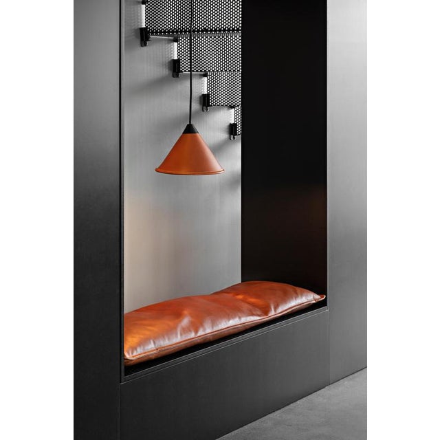 Namibia Leather Cone Small Lamp by Cuero Design For Sale - Image 15 of 18