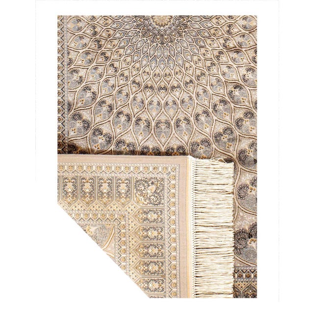 Traditional Pasargad DC Exquisite Design Paris Palace Fine Power Loom v. Silk Rug For Sale - Image 3 of 3