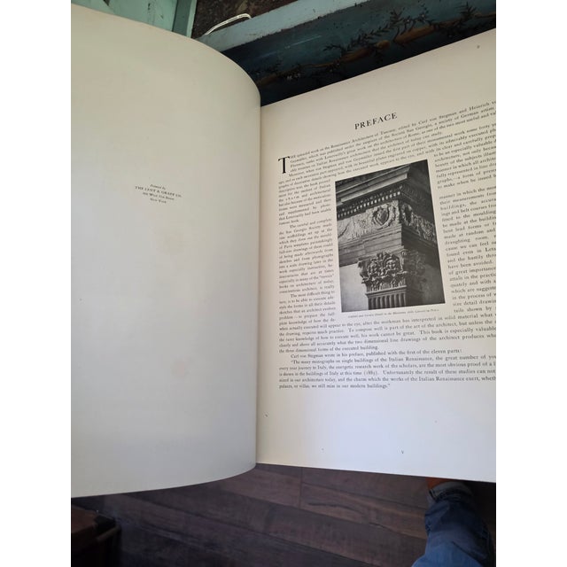 Renaissance Architecture in Tuscany by Carl Von Stegmann and by Heinrich Von Geymveller For Sale - Image 14 of 16