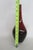 Ruby Red Teardrop Art Glass Vase Hand Blown Mid Century Modern Style 5083b For Sale - Image 9 of 13