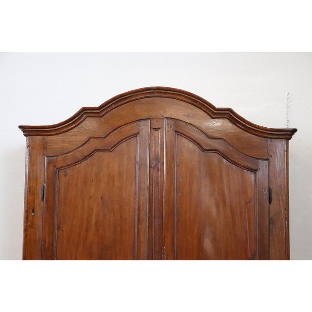 Antique Poplar Wardrobe, Early 18th Century For Sale - Image 13 of 17