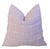 Pink & White Woven Designer Coastal Feather/Down Pillow For Sale - Image 4 of 5