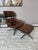 Brown Vintage Charlton Lounge Chair and Ottoman Set in the Style of Eames For Sale - Image 8 of 12