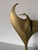 1980s Art Deco Style Brass Bird Sculpture on Black Marble Base For Sale - Image 11 of 12