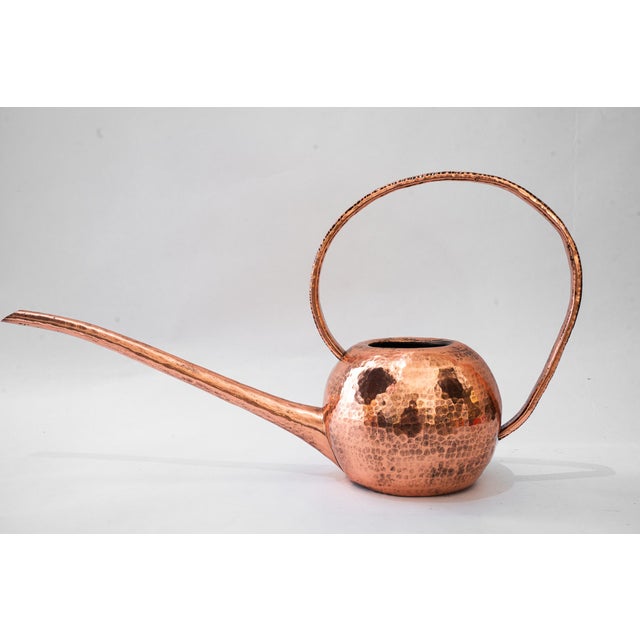 Copper Hammered Copper Watering Can, Vienna, Austria, 1920s For Sale - Image 8 of 8