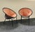 Mid-Century Modern Mid-Century Modern Suede Ballon Lounge Chairs by Hans Olsen for Lusch & Co., 1950s, Set of 2 For Sale - Image 3 of 15