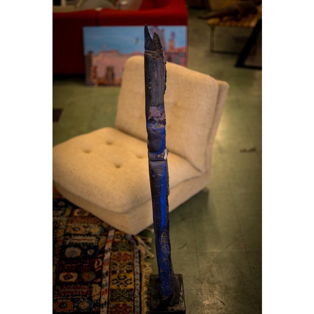 1980s Veronique Vermeil, The King of Breath, 1988, Wood For Sale - Image 5 of 6