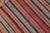 Mid-20th Century Hand-Woven Kilim Runner With Vertical Stripes 4'9 X 17'2 For Sale - Image 13 of 13