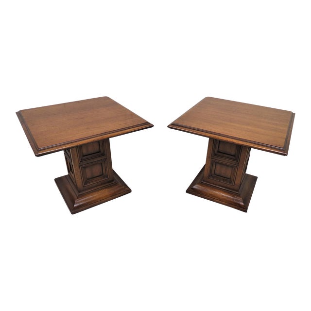 Mid Century Hekman Furniture End Tables For Sale