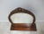 1930s Art Deco Walnut Shaving Mirror For Sale - Image 4 of 12