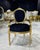 Enhance your space with this stunning French Rococo–style armchair. Fully restored with gold leaf, this chair features...